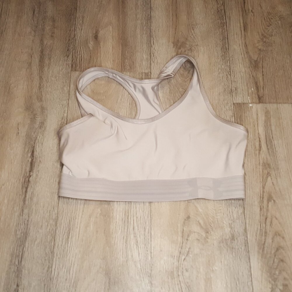 White/ Light Grey Sports Bra
